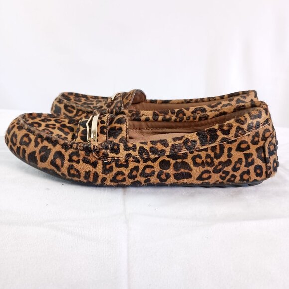 Vionic Honor Ashby Leopard Print Driving Flats Shoes size 7 - Picture 8 of 11
